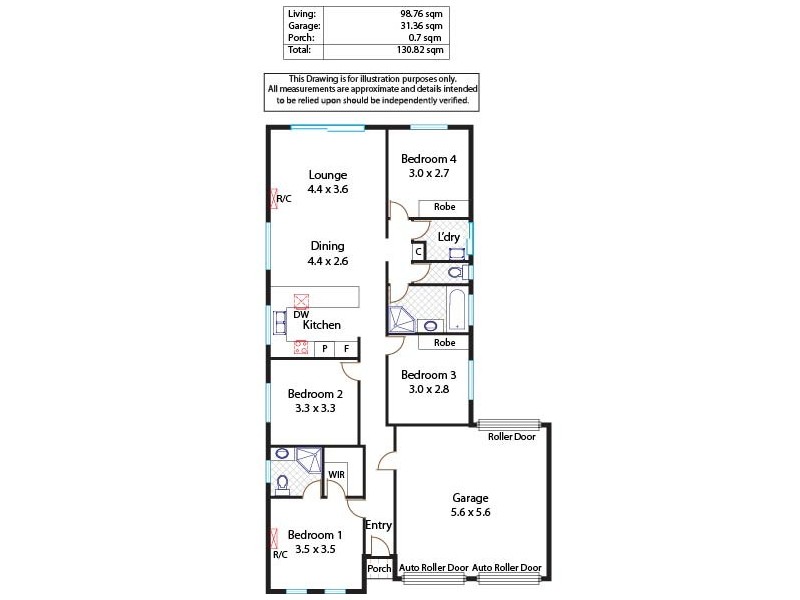 36 Jarrah Drive, Munno Para West SA 5115 Floorplan