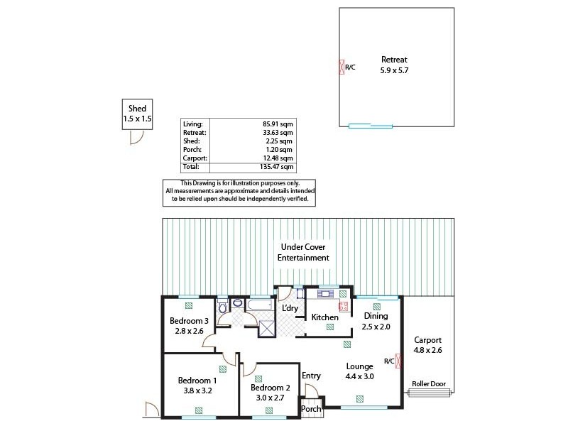 5 Patterson Court, Paralowie SA 5108 Floorplan