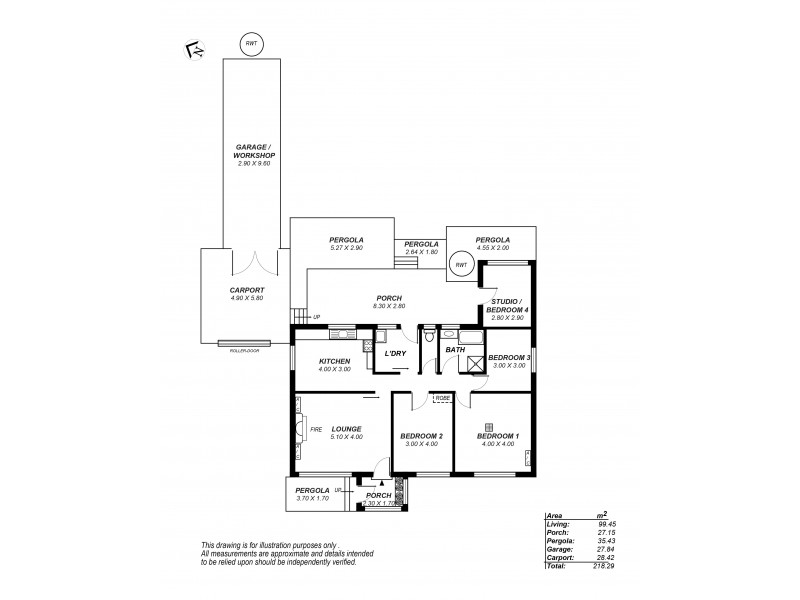 14 Wilkins Street, Enfield SA 5085 Floorplan