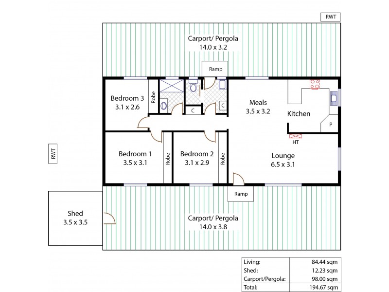 Site 174,1 Andrews Road, Penfield SA 5121 Floorplan