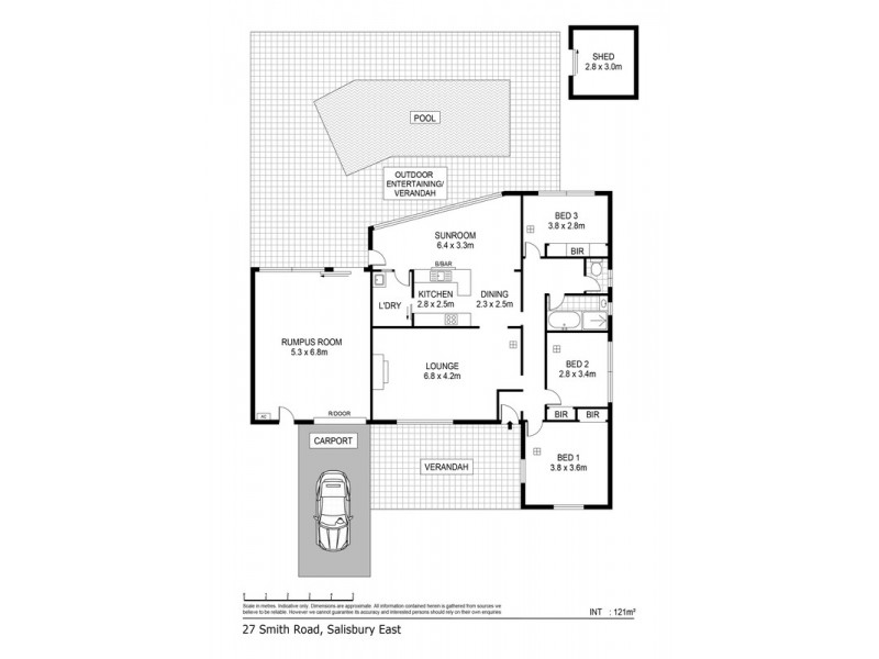 27 Smith Road, Salisbury East SA 5109 Floorplan