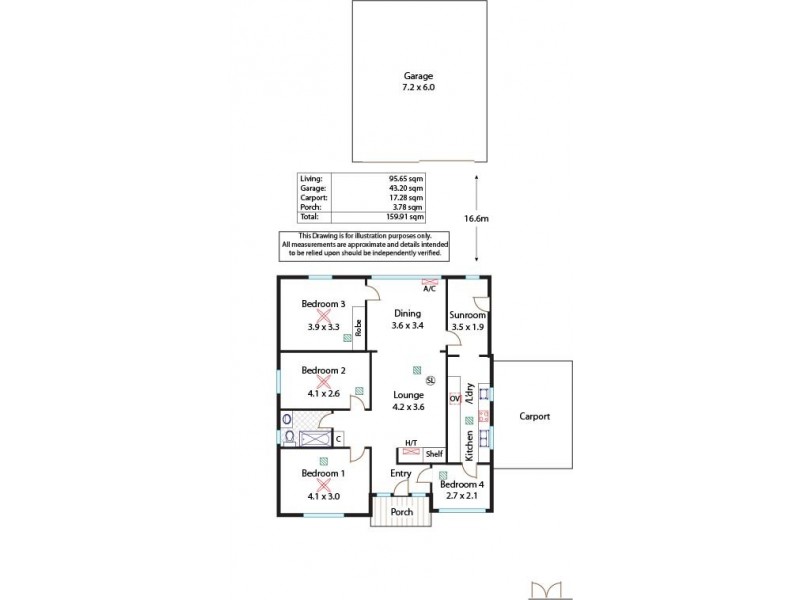 8 Wallace Road, Elizabeth Vale SA 5112 Floorplan