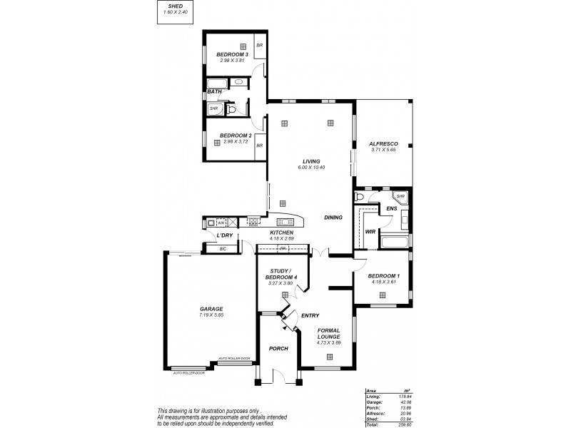 7 Creekview Drive, Mawson Lakes SA 5095 Floorplan