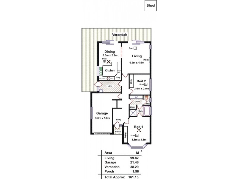 1/24 Bonython Street, Salisbury Plain SA 5109 Floorplan