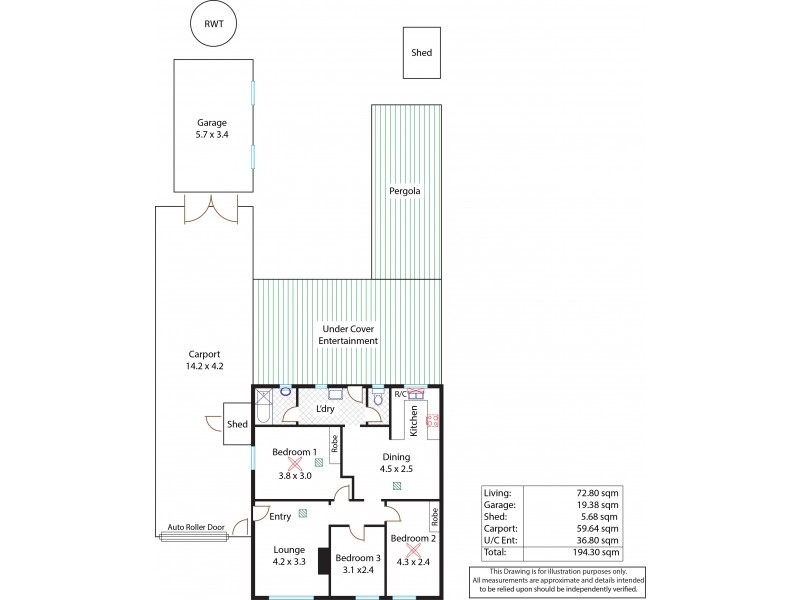31 Haynes Street, Elizabeth Grove SA 5112 Floorplan
