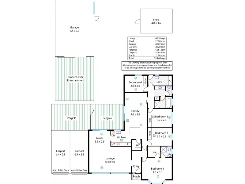 5 CHARLOTTE DRIVE, Paralowie SA 5108 Floorplan