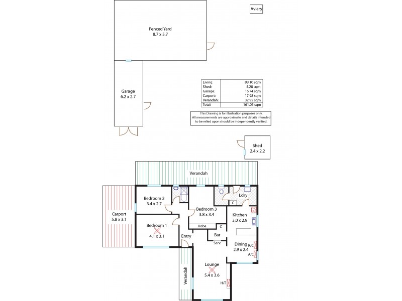 32 Wilfred Avenue, Salisbury SA 5108 Floorplan