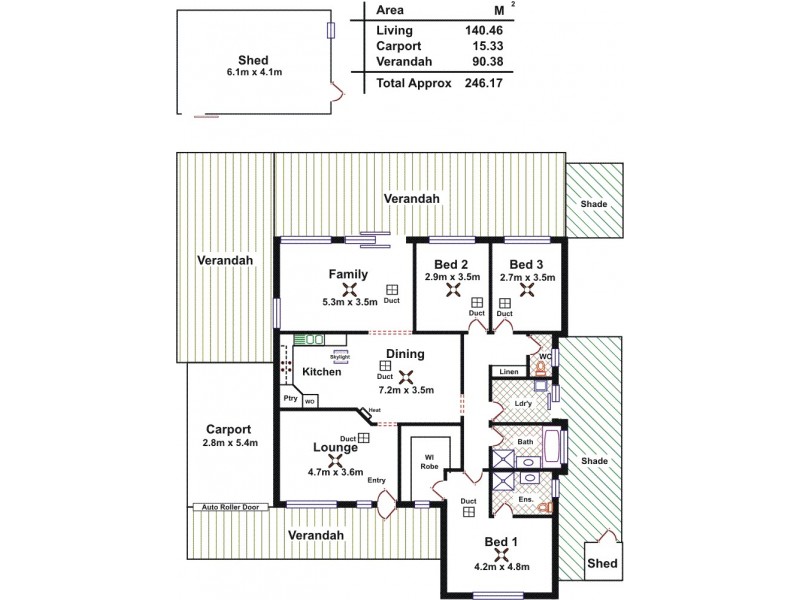 4 Rhode Island Drive, Parafield Gardens SA 5107 Floorplan
