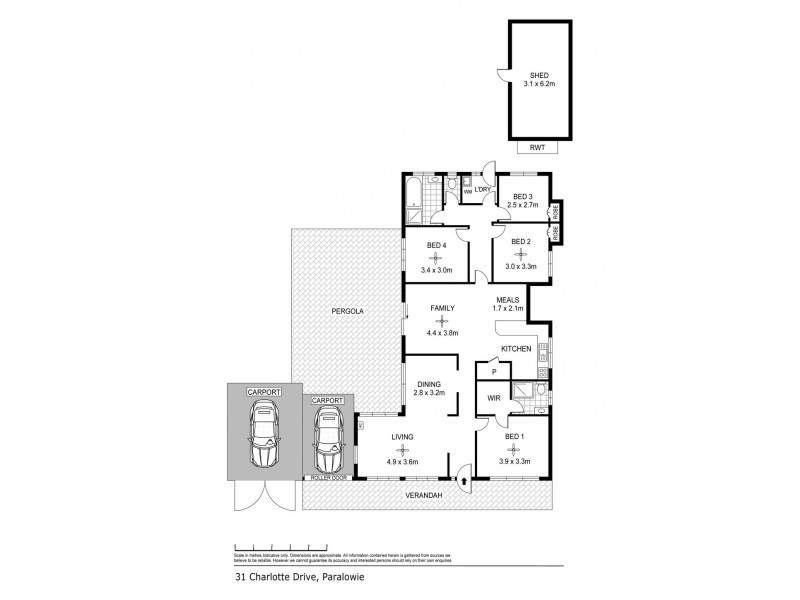 31 Charlotte Drive, Paralowie SA 5108 Floorplan