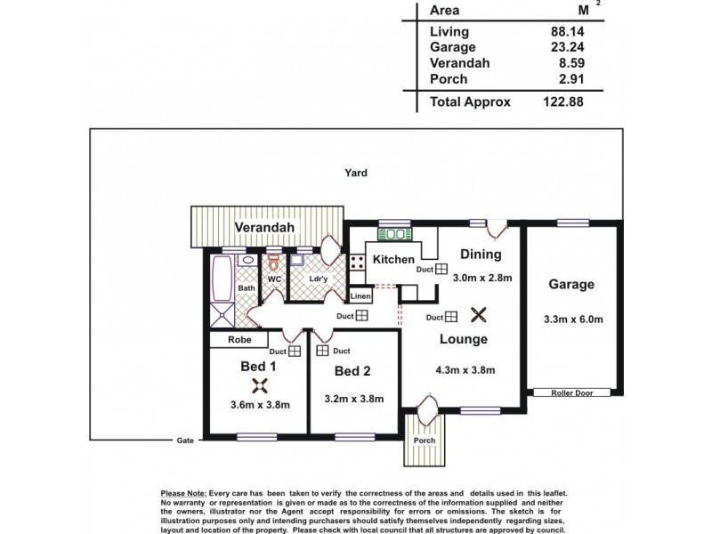 1/90 and 2/90 Clayson Road, Salisbury East SA 5109 Floorplan