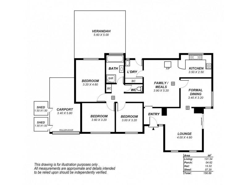 1 Bond Avenue, Burton SA 5110 Floorplan
