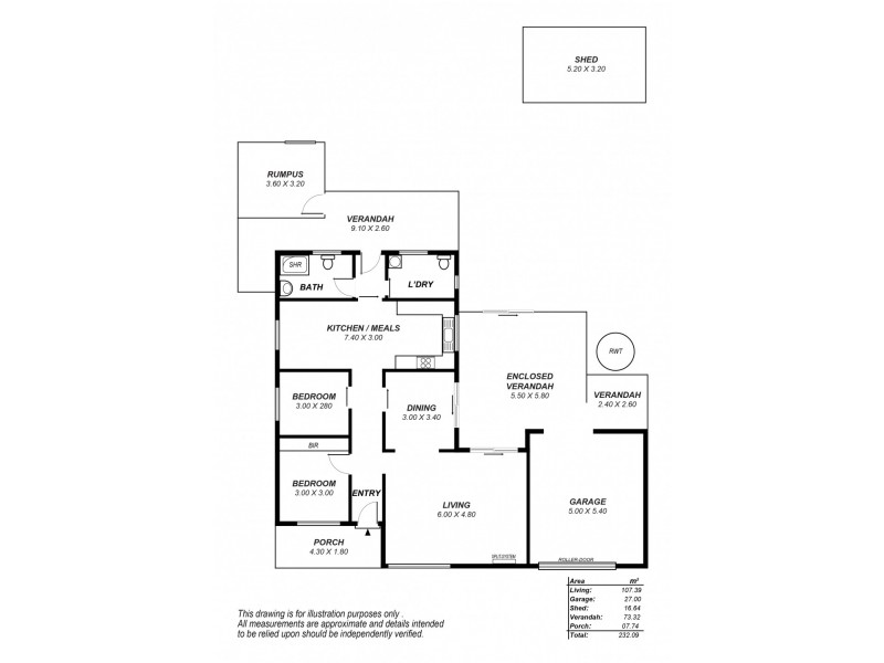 23 Waller Street, Mansfield Park SA 5012 Floorplan