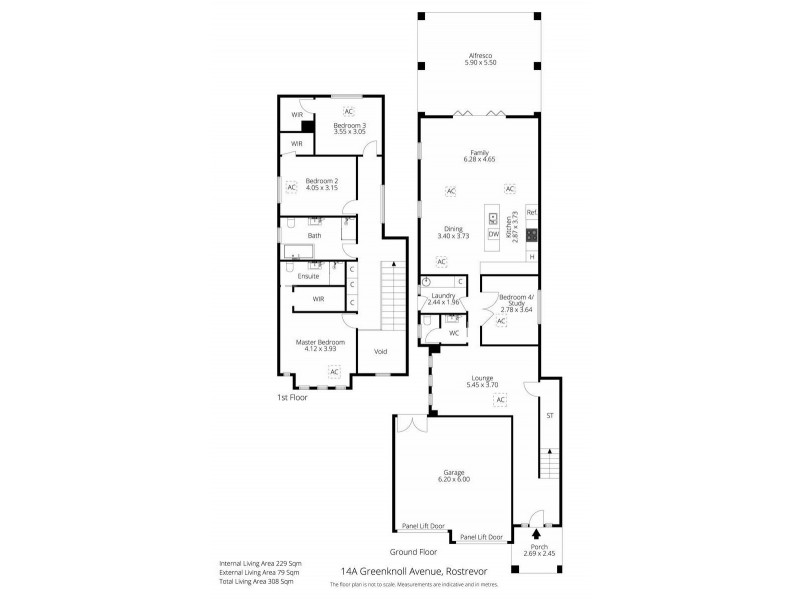 14A Greenknoll Avenue, Rostrevor SA 5073 Floorplan