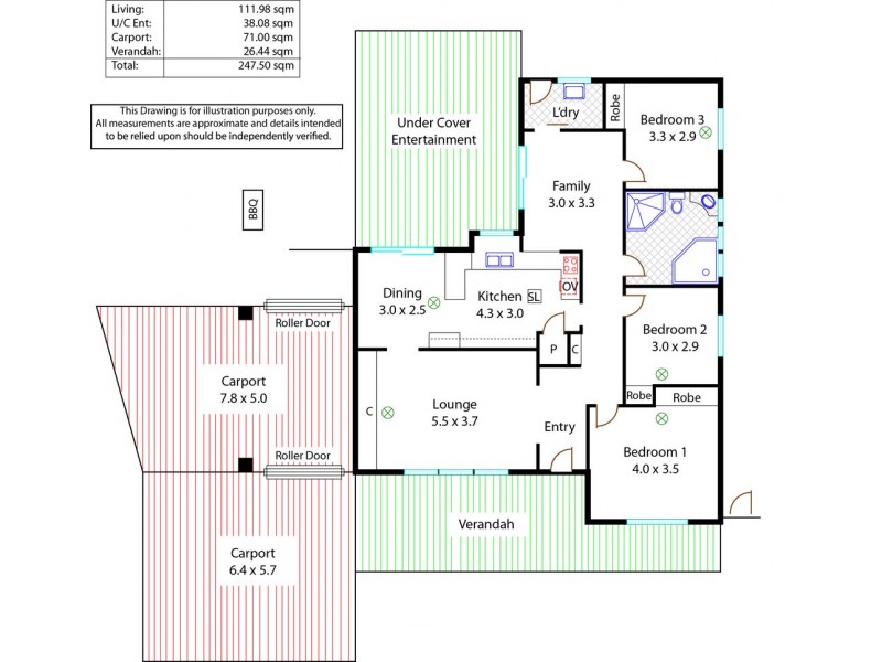 17 Brabham Crescent, Gulfview Heights SA 5096 Floorplan