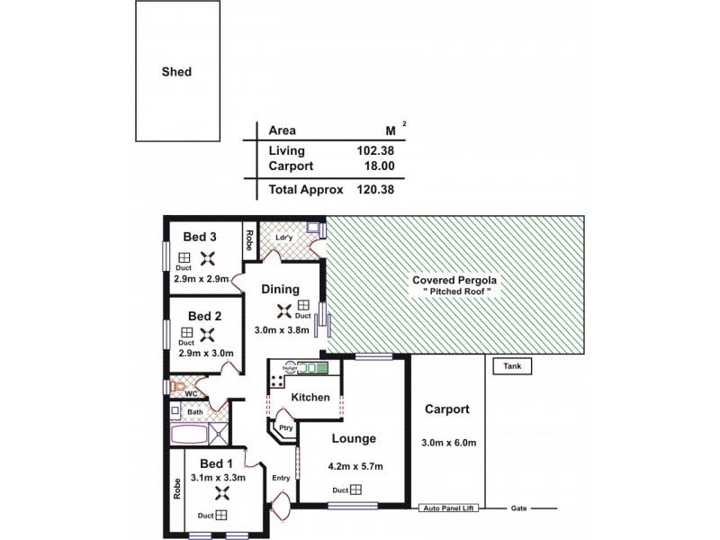 4 Wachtel Crescent, Burton SA 5110 Floorplan