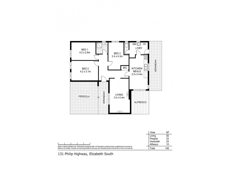 131 Philip Highway, Elizabeth South SA 5112 Floorplan