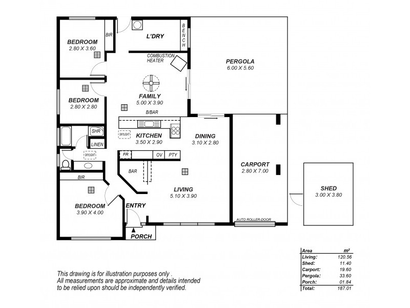 7 Caulfield Crescent, Paralowie SA 5108 Floorplan