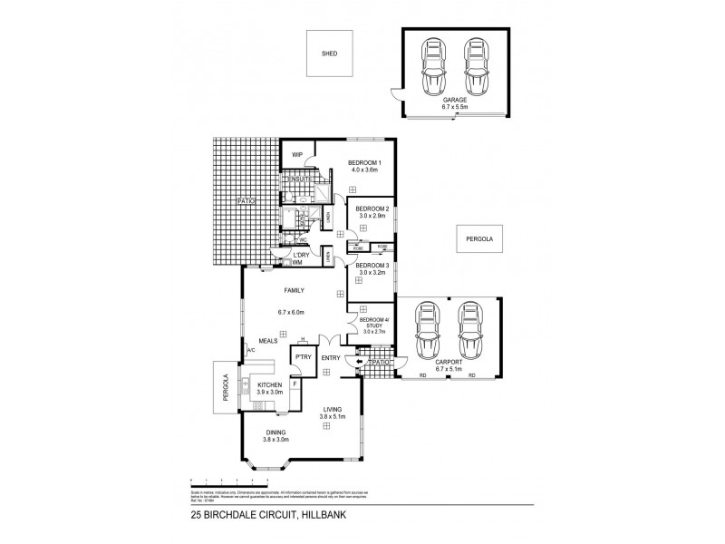 25 Birchdale Circuit, Hillbank SA 5112 Floorplan