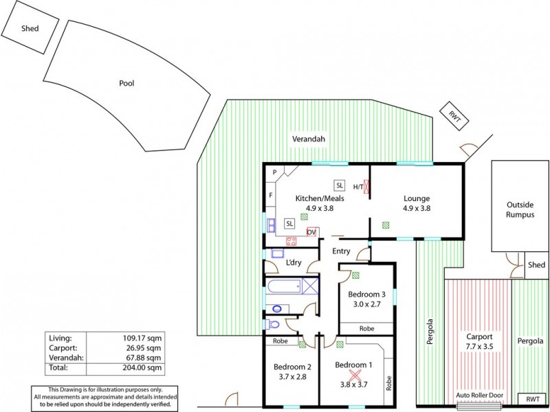 5 Bridle Court, Salisbury Plain SA 5109 Floorplan