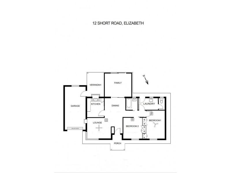 12 Short Road, Elizabeth SA 5112 Floorplan