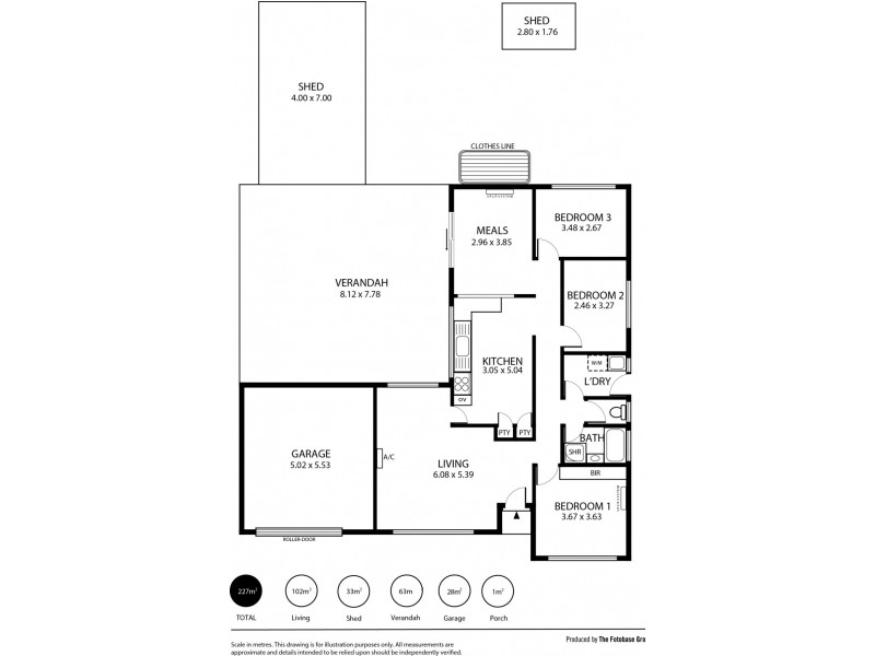 24 Damian Drive, Salisbury Heights SA 5109 Floorplan