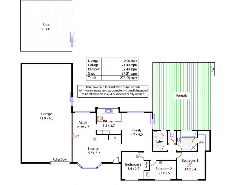 27 Garfield Court, Paralowie SA 5108 Floorplan