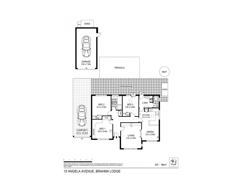 15 Angela Avenue, Brahma Lodge SA 5109 Floorplan