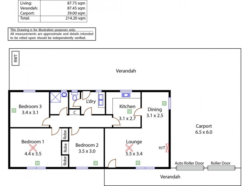23 Barker Avenue, Findon SA 5023 Floorplan