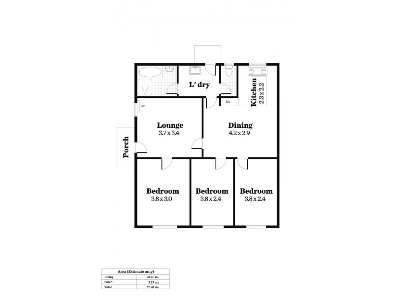 23 Plaitford Street, Elizabeth Vale SA 5112 Floorplan