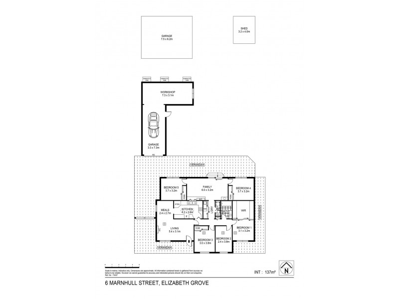 6 Marnhull Street, Elizabeth Grove SA 5112 Floorplan