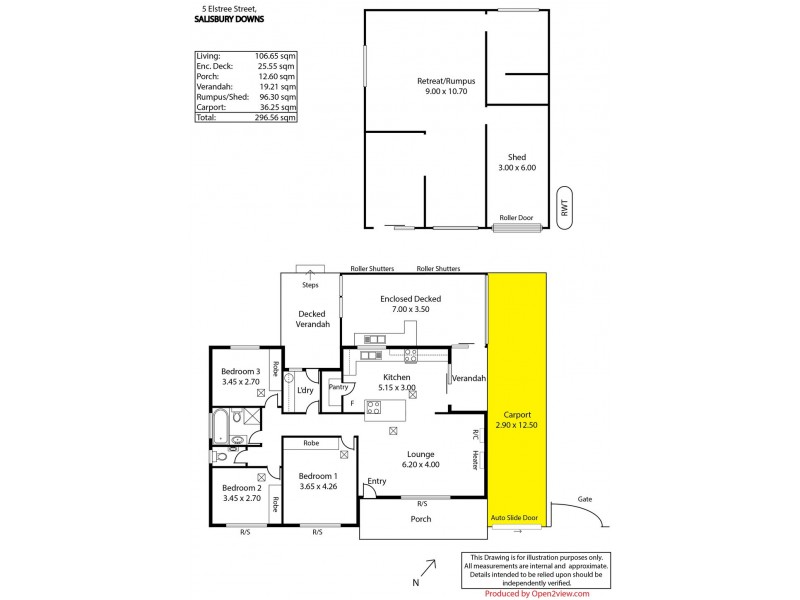 5 Elstree Street, Salisbury Downs SA 5108 Floorplan