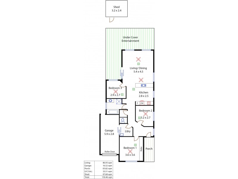 15 Crown Crescent, Paralowie SA 5108 Floorplan