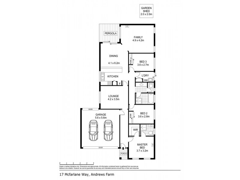 17 MacFarlane Way, Andrews Farm SA 5114 Floorplan