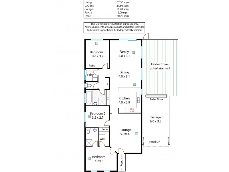 13 Gemini Drive, Munno Para West SA 5115 Floorplan