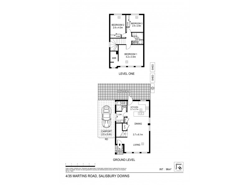 4/35 Martins Road, Salisbury Downs SA 5108 Floorplan