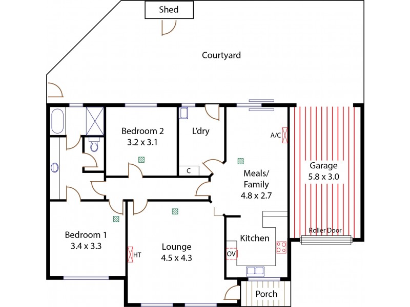 1/ 23 Urlwin Road, Salisbury SA 5108 Floorplan