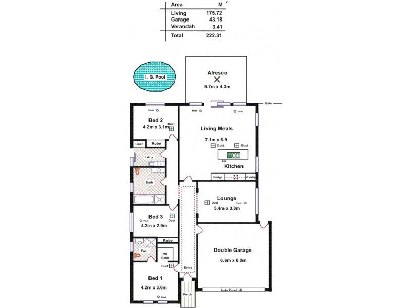 38 Newland Way, Mawson Lakes SA 5095 Floorplan