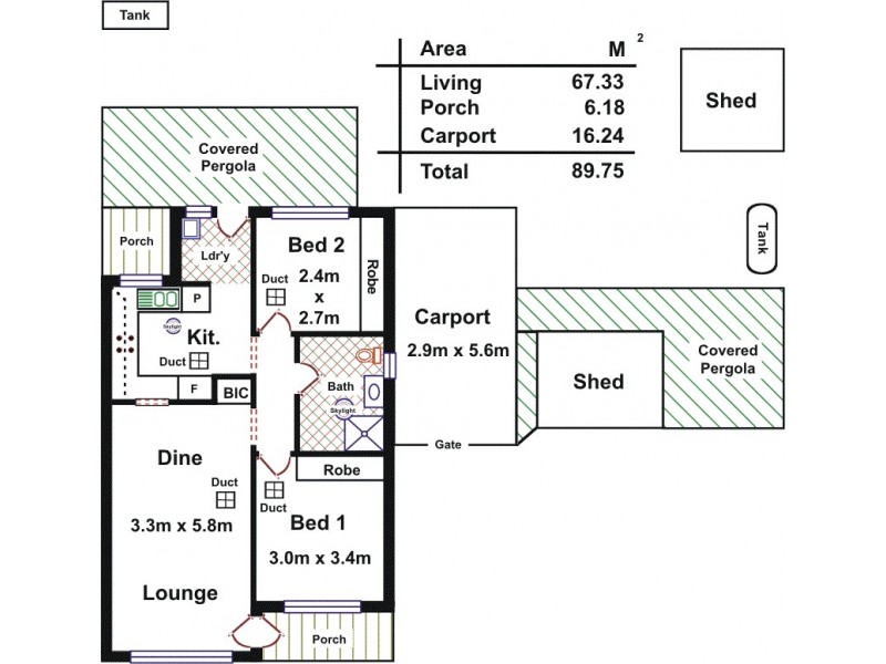 14/4 Dylan Court, Salisbury SA 5108 Floorplan