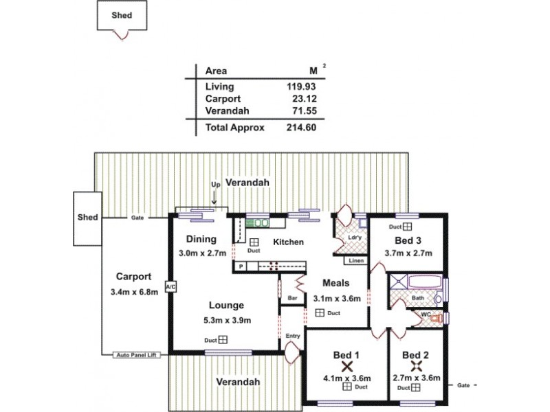 13 Bonython Street, Salisbury Plain SA 5109 Floorplan