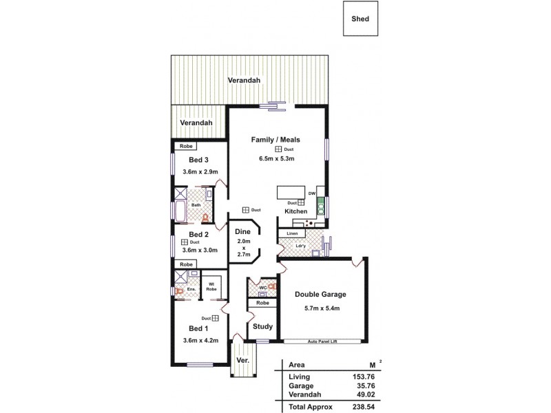 18 Berno Court, Parafield Gardens SA 5107 Floorplan