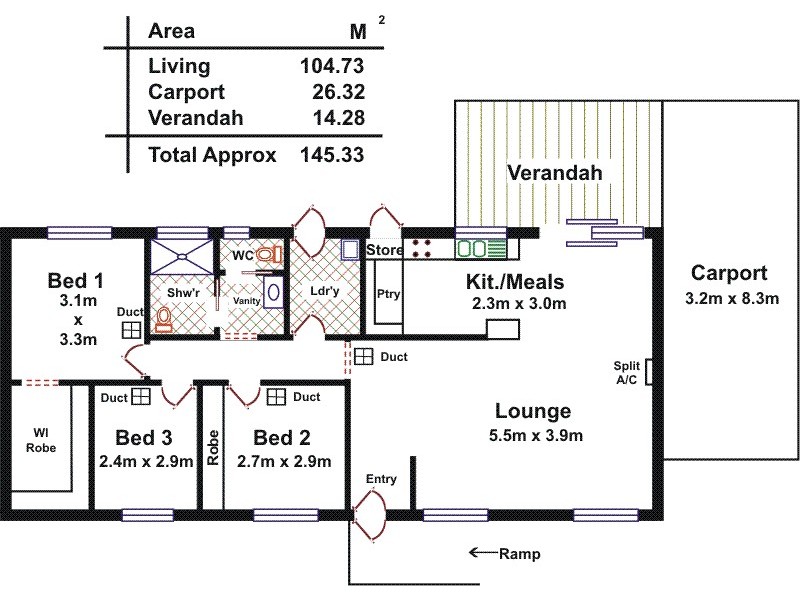 36/42 Third Avenue, Hillier SA 5116 Floorplan