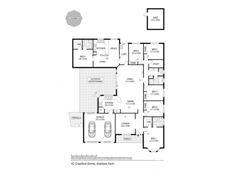 42 Crawford Grove, Andrews Farm SA 5114 Floorplan