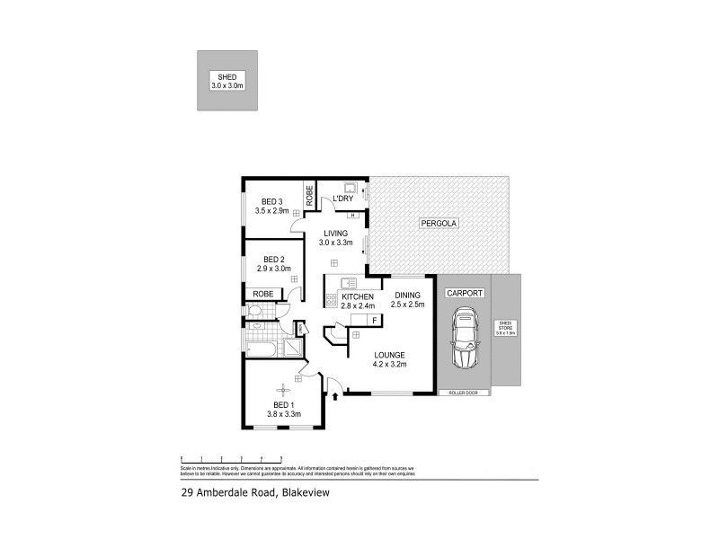 29 Amberdale Road, Blakeview SA 5114 Floorplan