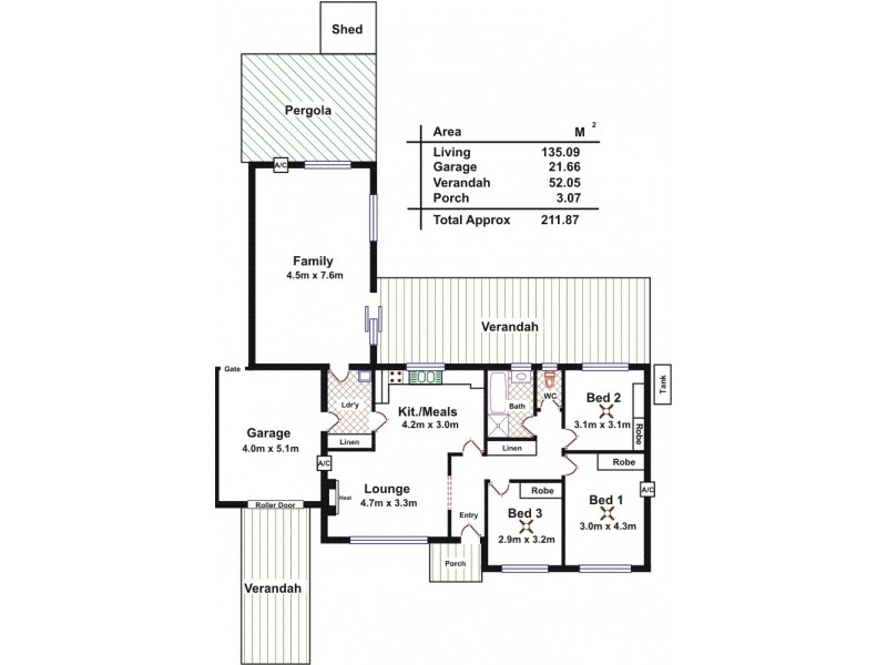 9 Trueman Avenue, Salisbury East SA 5109 Floorplan