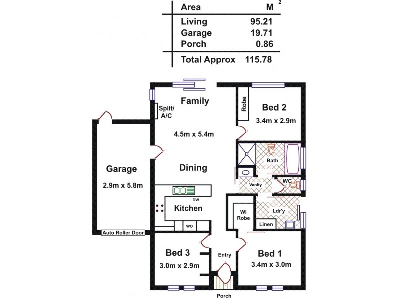 16 Innes Street, Elizabeth Park SA 5113 Floorplan
