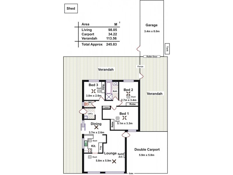 11 Cabernet Court, Burton SA 5110 Floorplan