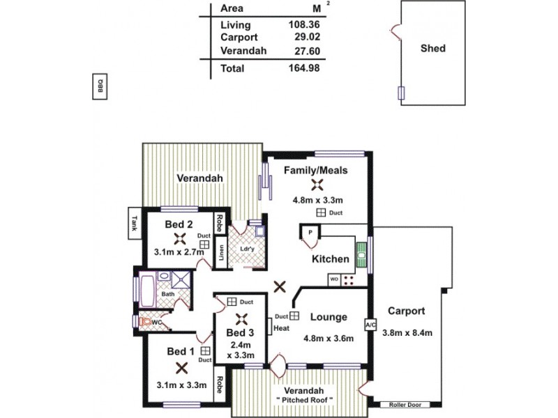 3 Matthew Court, Paralowie SA 5108 Floorplan