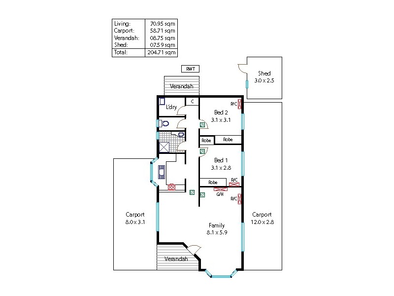 Site 141 Andrews Road, Penfield SA 5121 Floorplan
