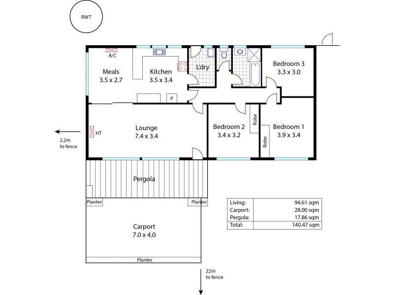 308 Waterloo Corner Road, Paralowie SA 5108 Floorplan