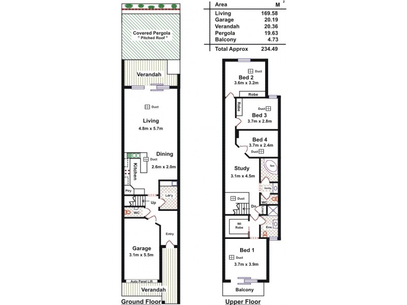 1/25A Coventry Street, Mawson Lakes SA 5095 Floorplan